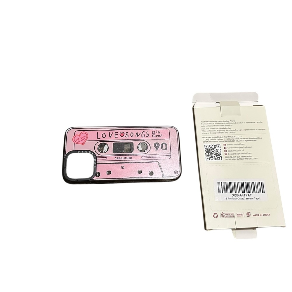 iPhone 13 Pro Max Cassette Tape phone case NWT